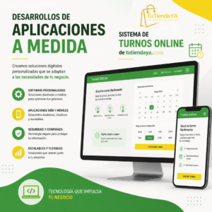 Demostración de sistema de turnos a medida